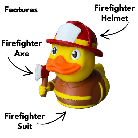 Firefighter Duck | First Responder Gift