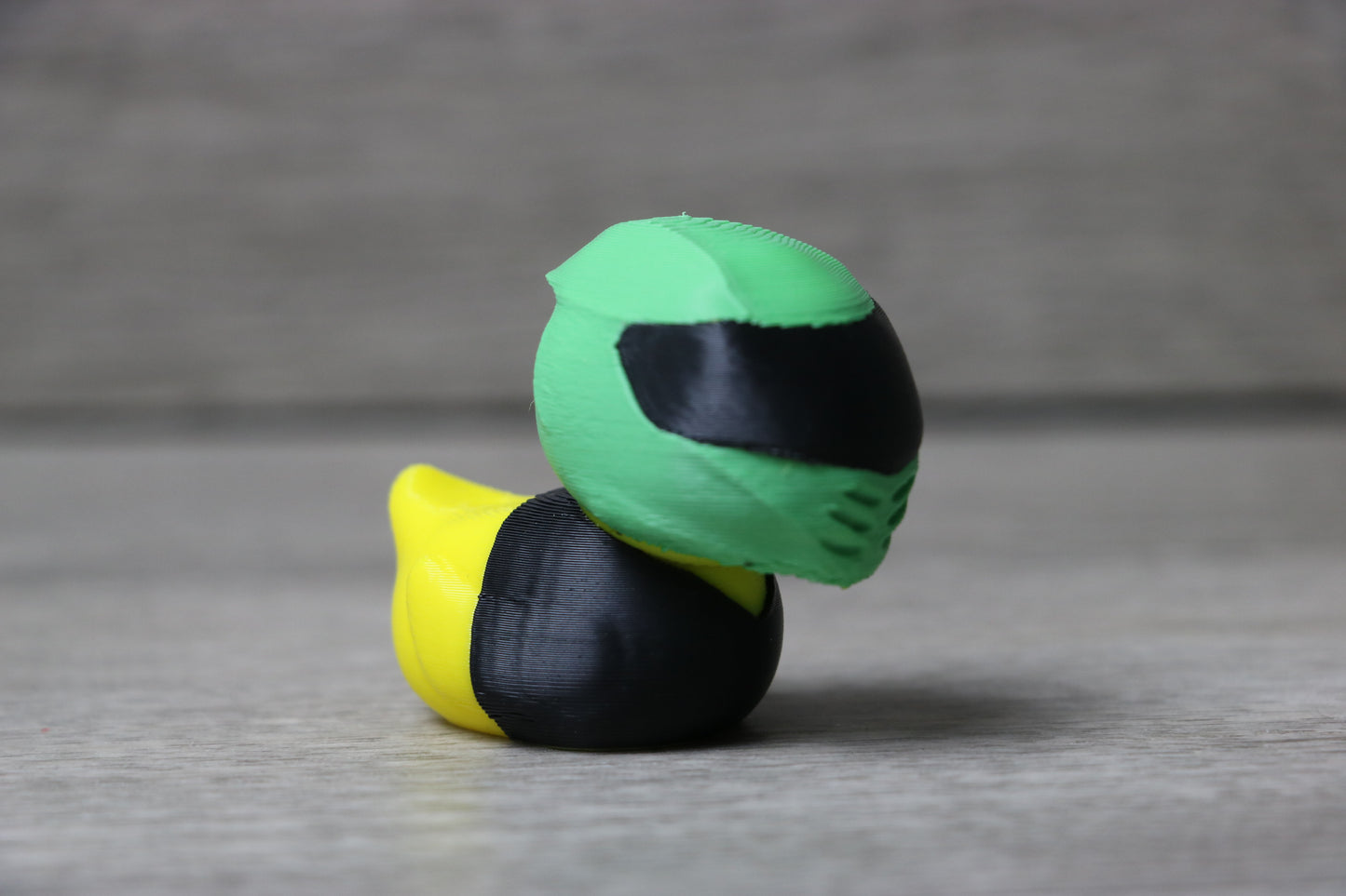 Motorcycle Duck with Helmet - Biker Collectible Gift