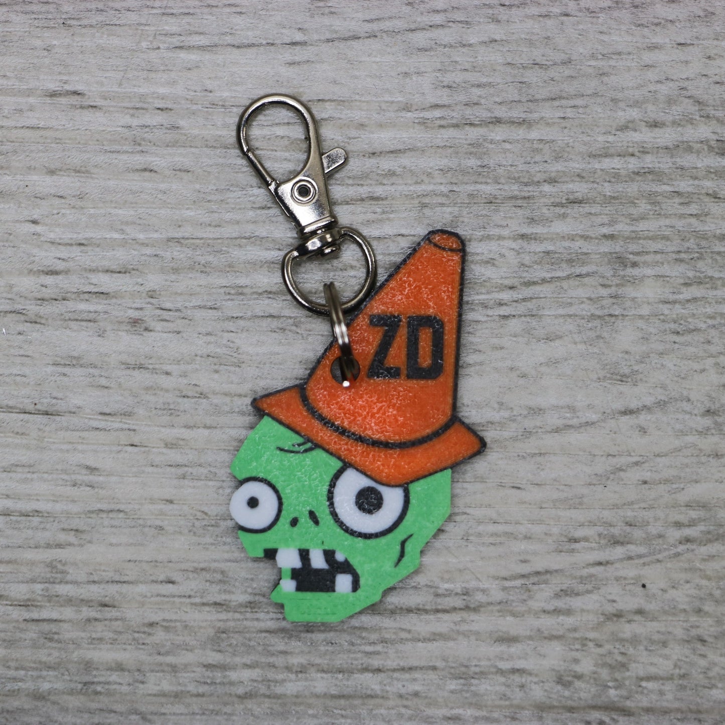 Zeds Dead Zombie Cone Keychain