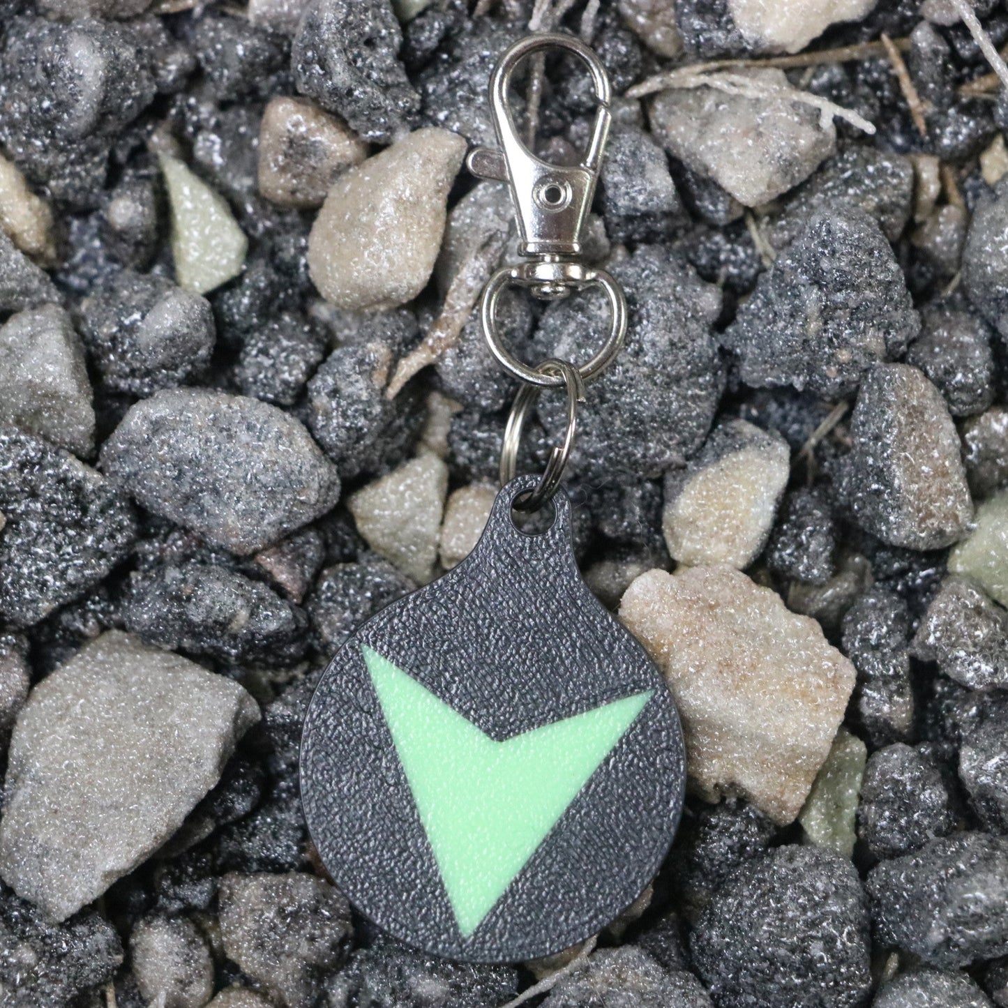 Dark Wobble Keychain – Ganja White Night Rave Gift, Festival Accessory