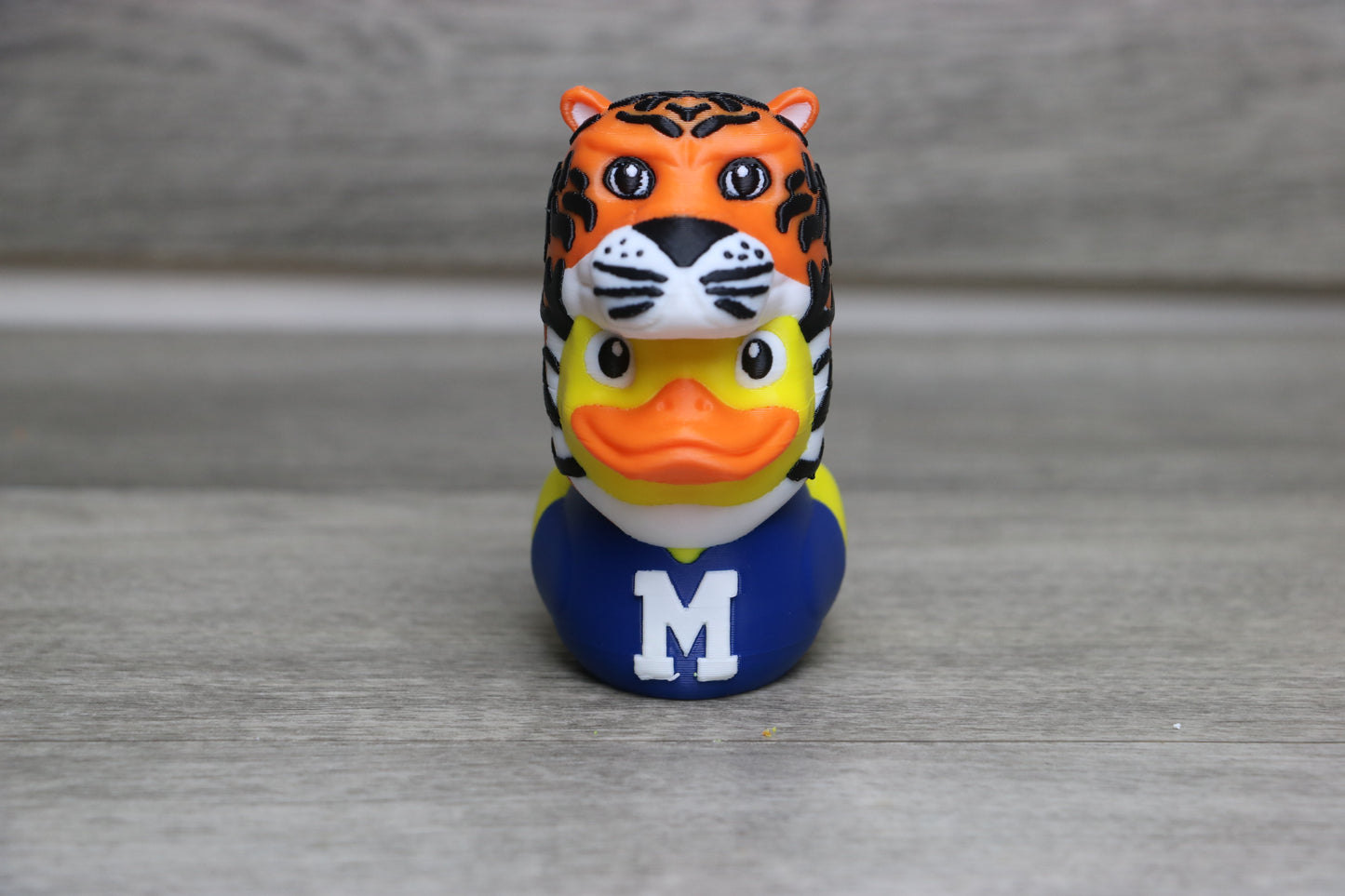 University of Memphis Duck in Tiger Costume â Handmade Fan Gift Collectible