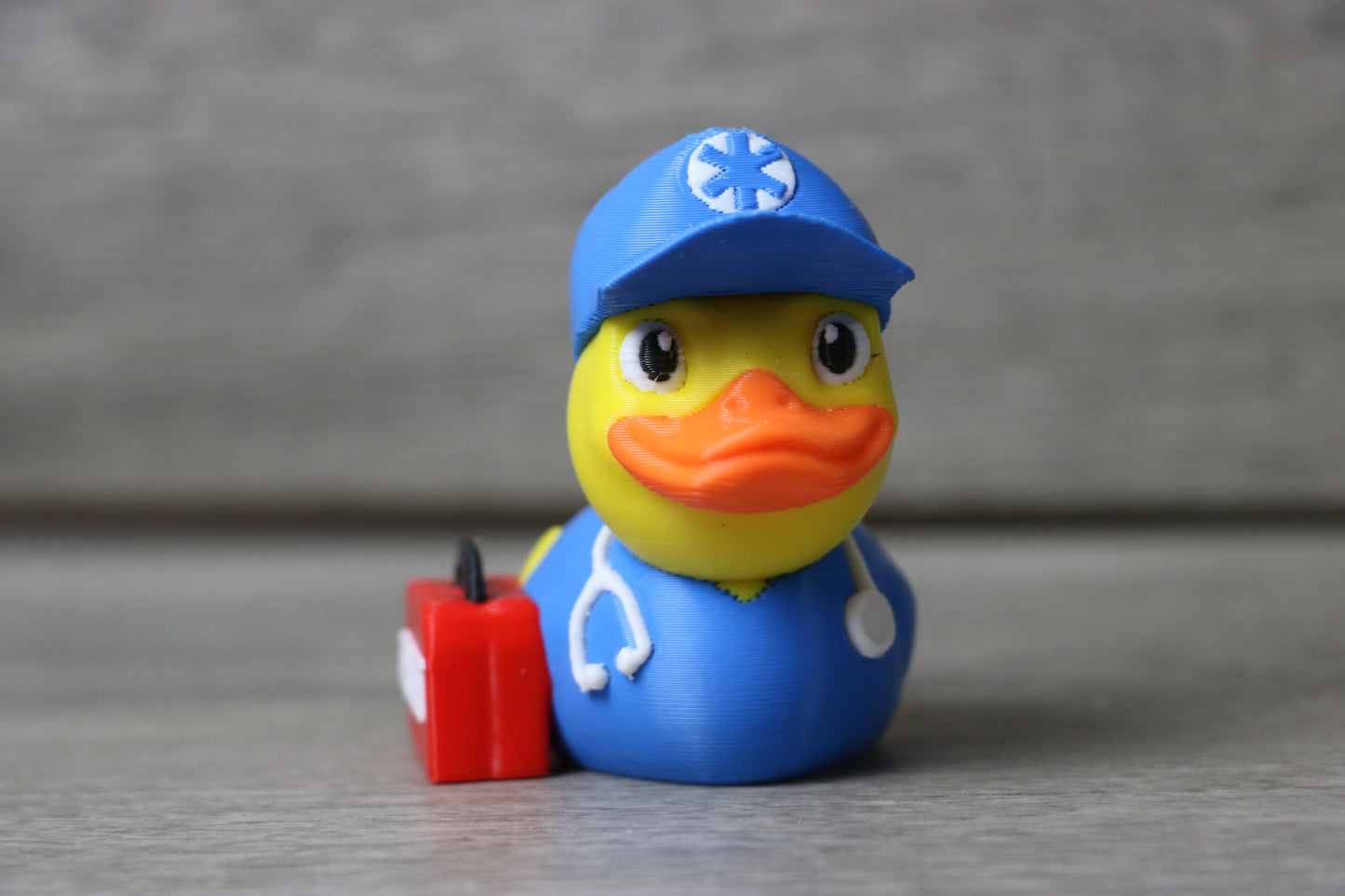 AEMT Medical Duck Figurine - 3D Printed EMT Duck by ComiskasCustom