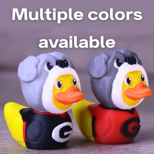 Georgia Bulldog Duck β UGA Graduation Gift, Dawgs Fan Collectible, Game Day Toy
