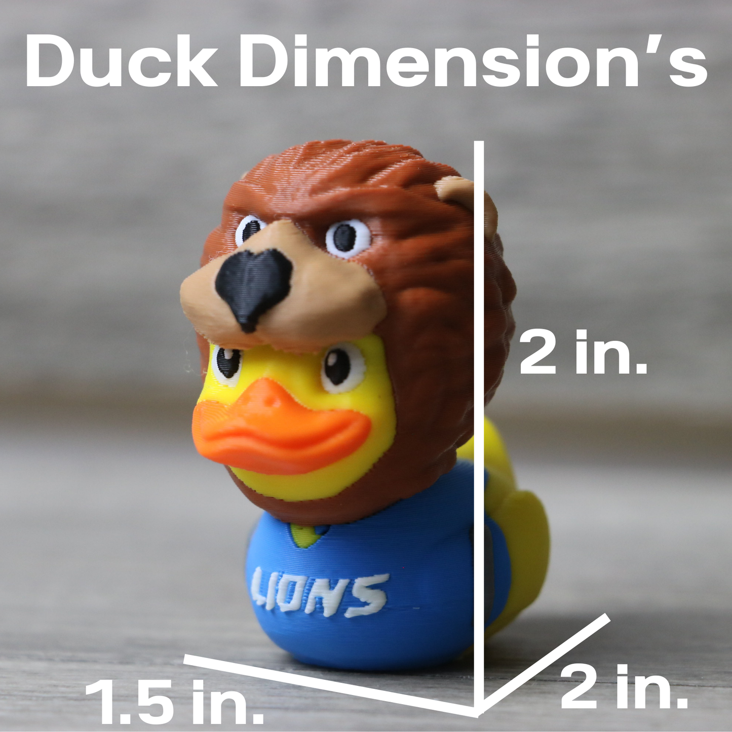 Detroit Lions Duck – Funny Gift for Football Fans