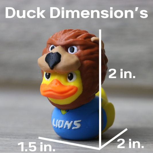 Detroit Lions Duck β Funny Gift for Football Fans