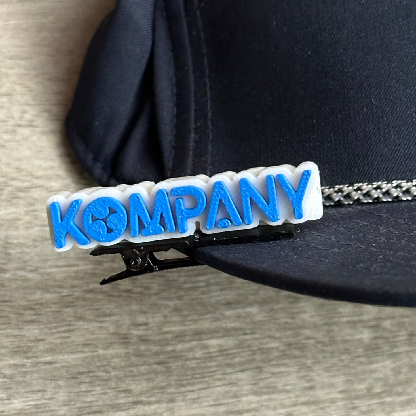Kompany Hat Clip – Rave Festival Accessory for Bucket Hats & Bass Music Fans