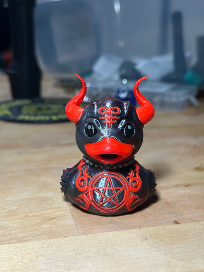 3D Printed Demon Devil Duck Horror Halloween Jeep