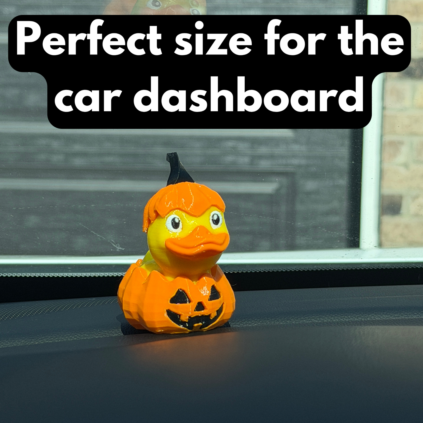Jack O Lantern Duck | Halloween Pumpkin Decor