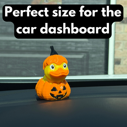 Jack O Lantern Duck | Halloween Pumpkin Decor
