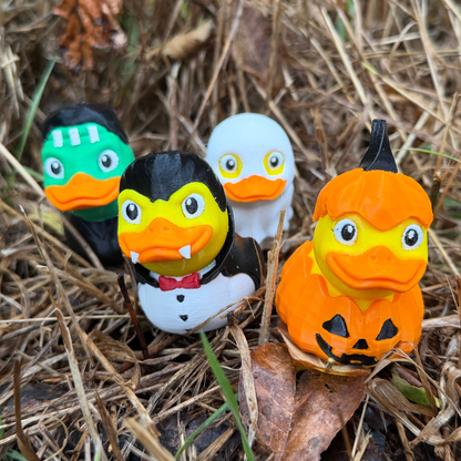 Franken-Duck Halloween Pumpkin Decor