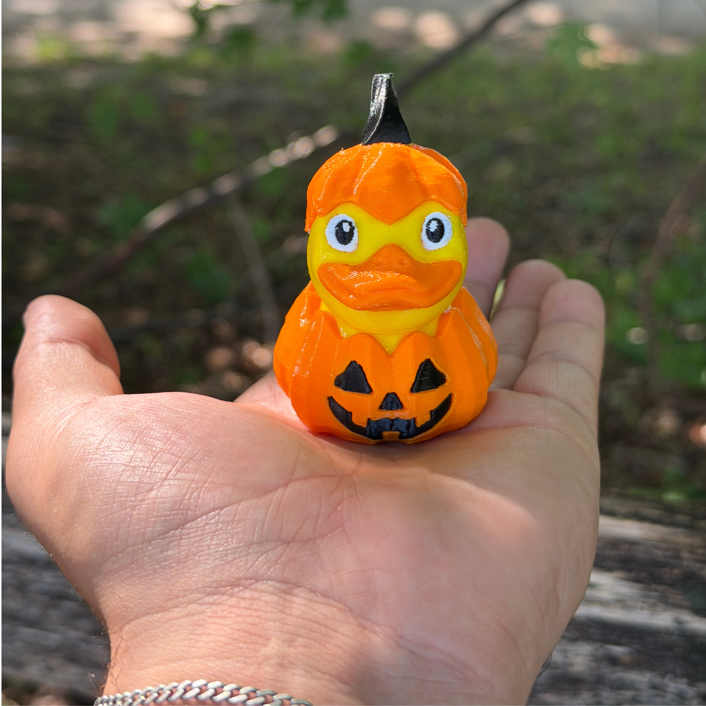 Jack O Lantern Duck | Halloween Pumpkin Decor