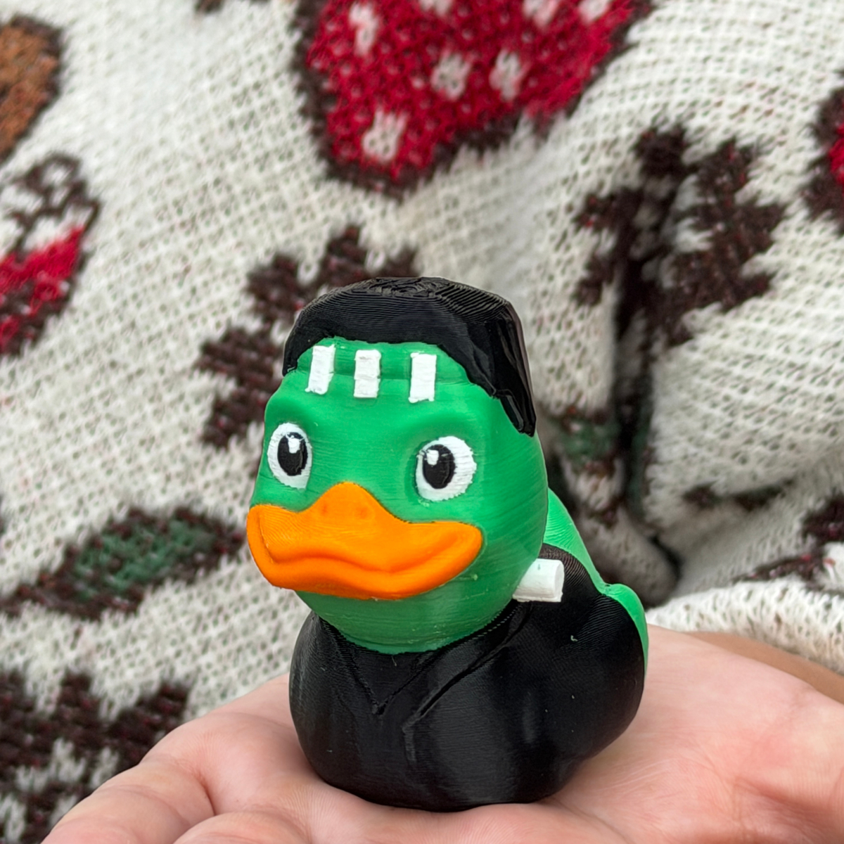 Franken-Duck Halloween Pumpkin Decor