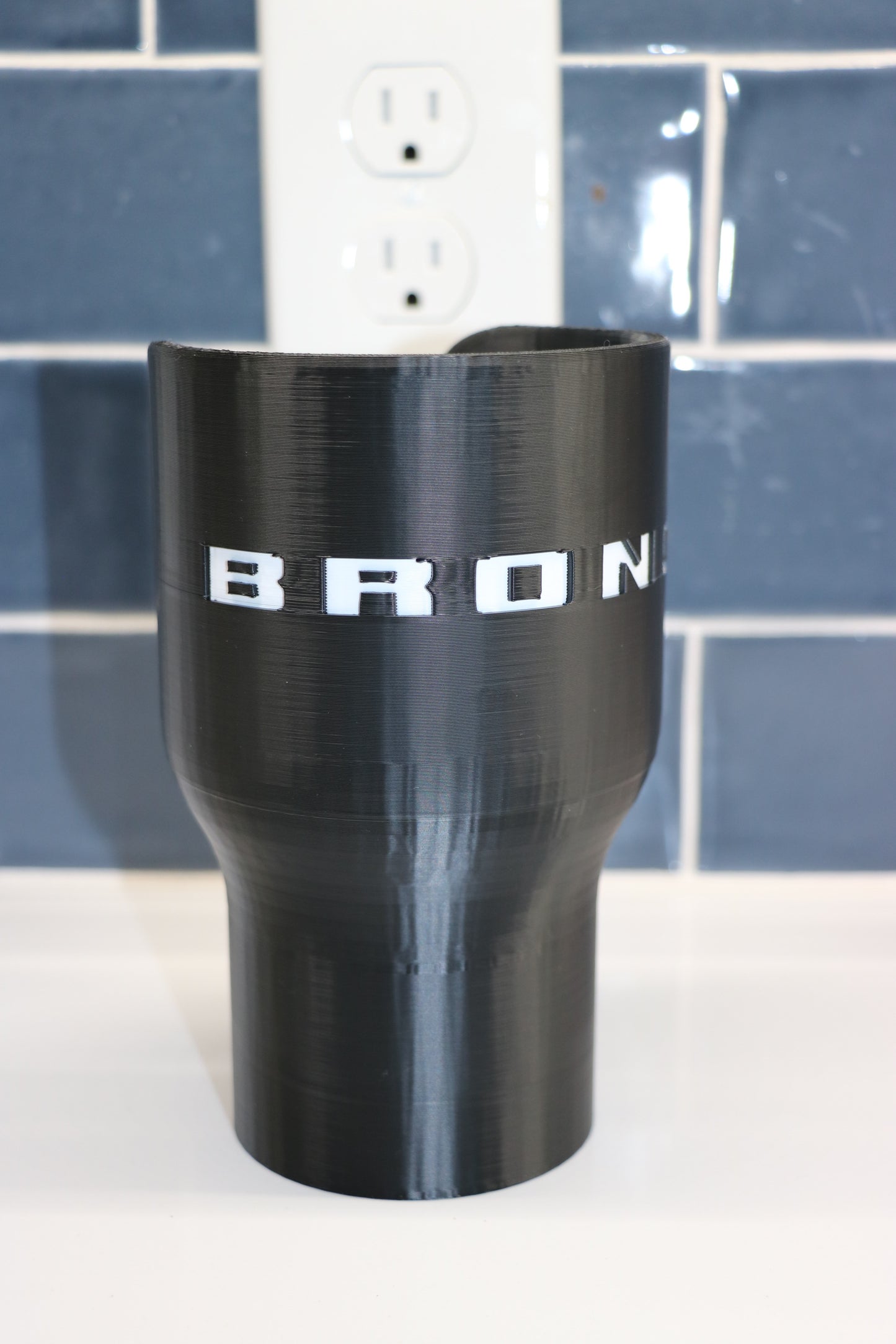Bronco Water Bottle Cup Holder – Fits Nalgene Hydro Flask, Jeep & Off‑Road Gift
