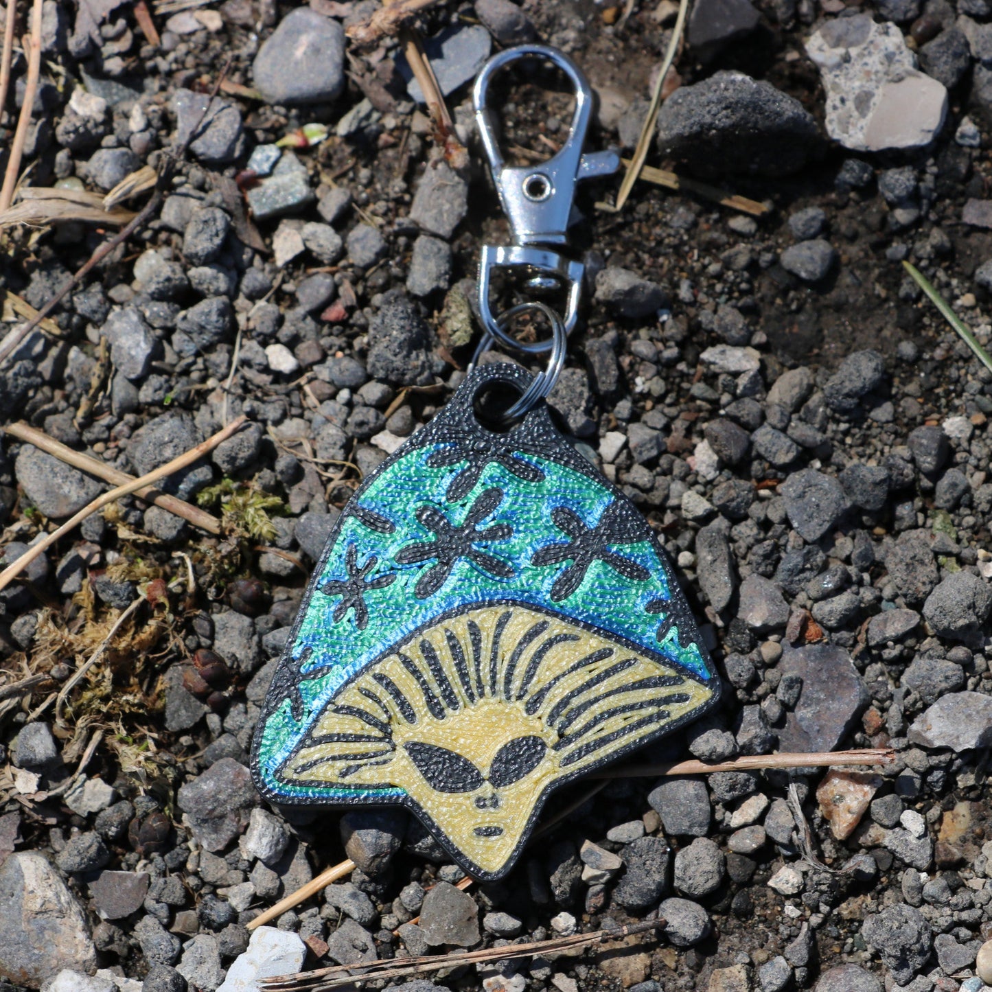 LSDream Alien Mushroom Keychain
