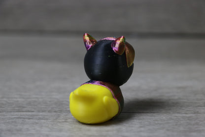 Funny Biker Duck with Cat Ears & Helmet – Jeep Duck, Cosplay Gift, Collectible