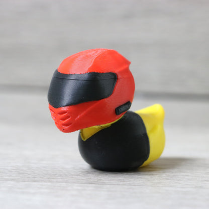 Motorcycle Duck with Helmet - Biker Collectible Gift