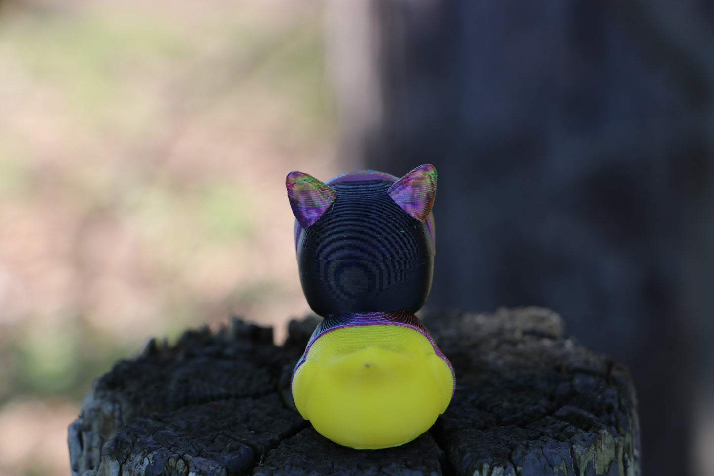 Funny Biker Duck with Cat Ears & Helmet – Jeep Duck, Cosplay Gift, Collectible