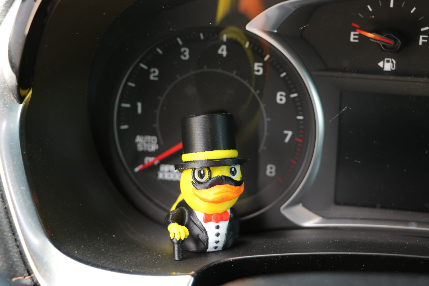Tuxedo Duck with Fancy Top Hat Monocle Cane - Jeep Ducking, Monopoly Gift