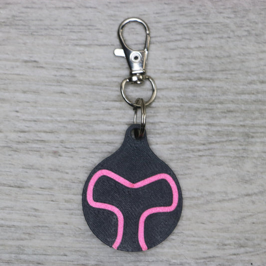 Mr Wobble Keychain – Ganja White Night Bass Gift, Rave Merch, Festival Accessory