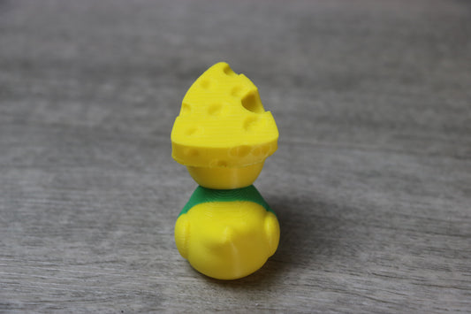 Cheese Head Duck – Packers Fan Gift, Funny Football Duck, Tailgate Decor Toy