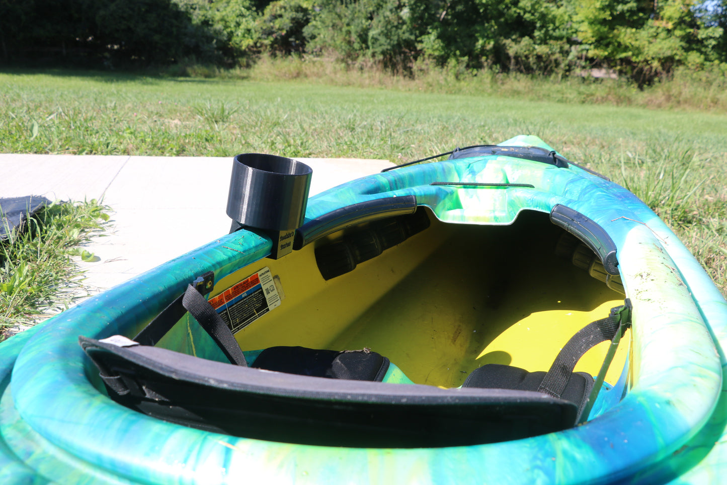 Kayak Cup Holder - 4 Inch Cup Holder & Clip - Pelican Mustang 100x