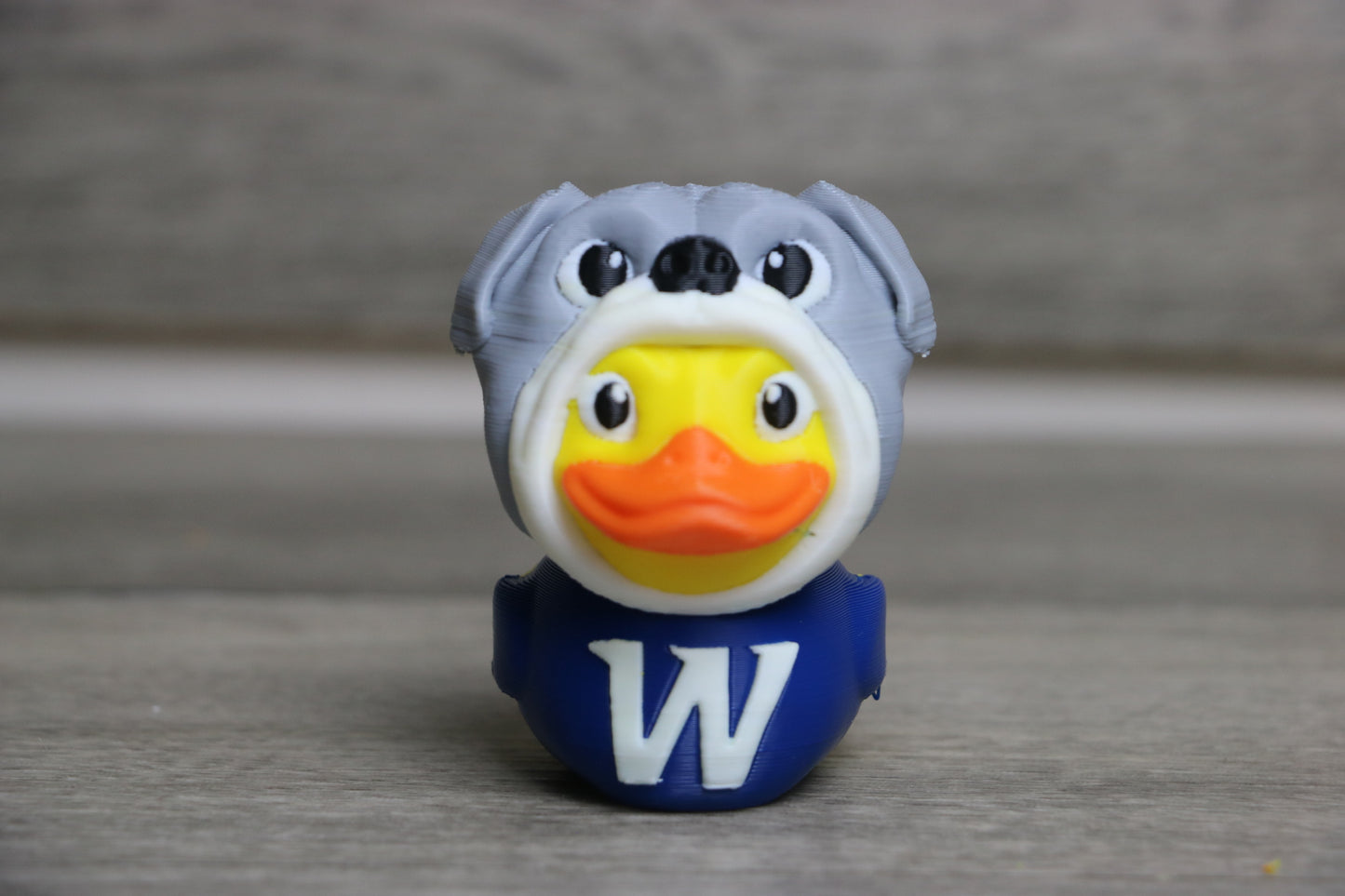 Wingstate Bulldogs Duck Gift – 3D Printed Mascot Toy for Fans & Collectors