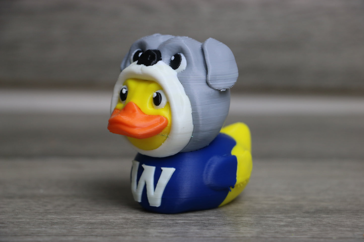 Wingstate Bulldogs Duck Gift – 3D Printed Mascot Toy for Fans & Collectors