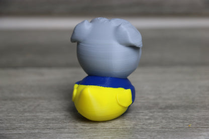 Wingstate Bulldogs Duck Gift – 3D Printed Mascot Toy for Fans & Collectors