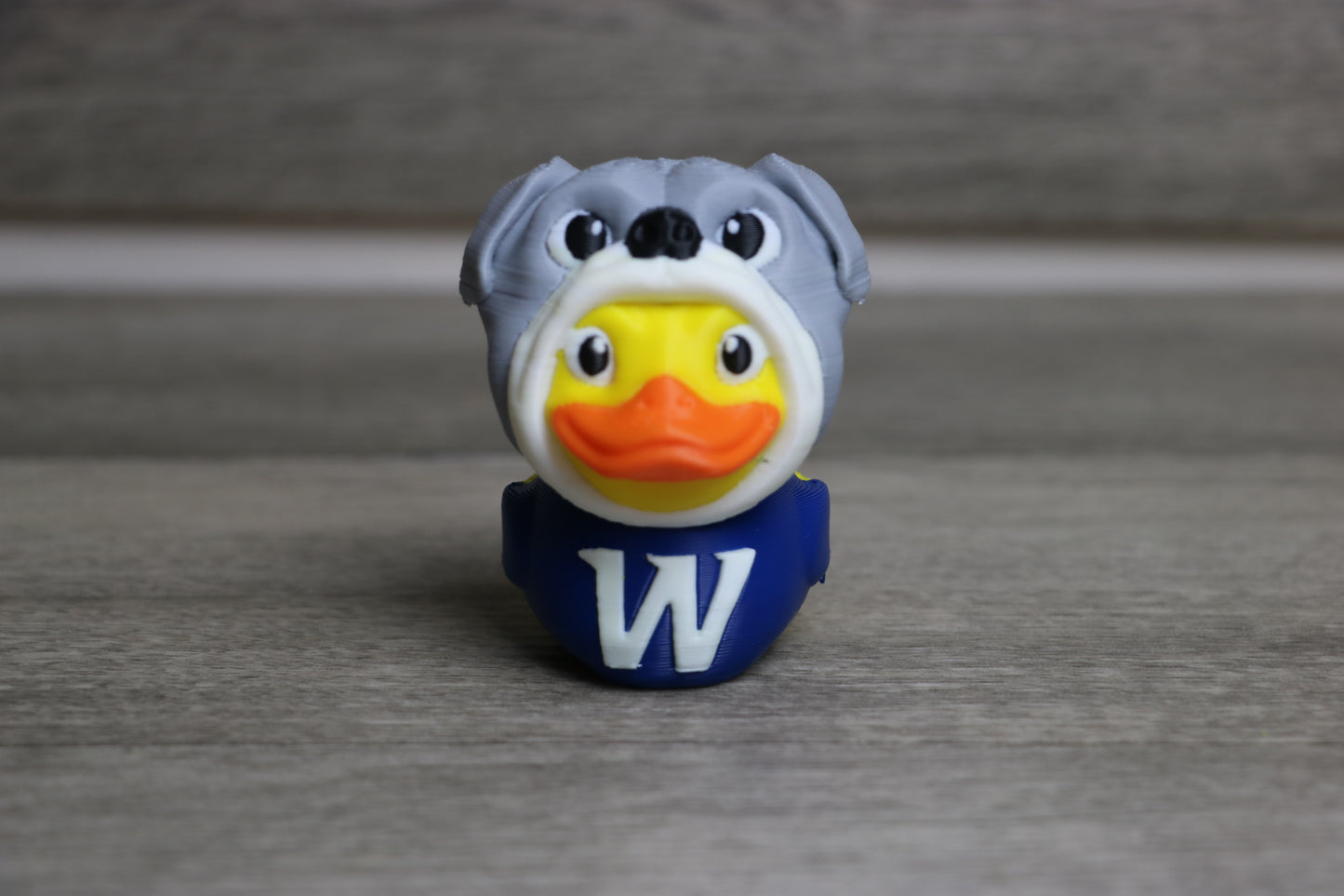 Wingstate Bulldogs Duck Gift – 3D Printed Mascot Toy for Fans & Collectors