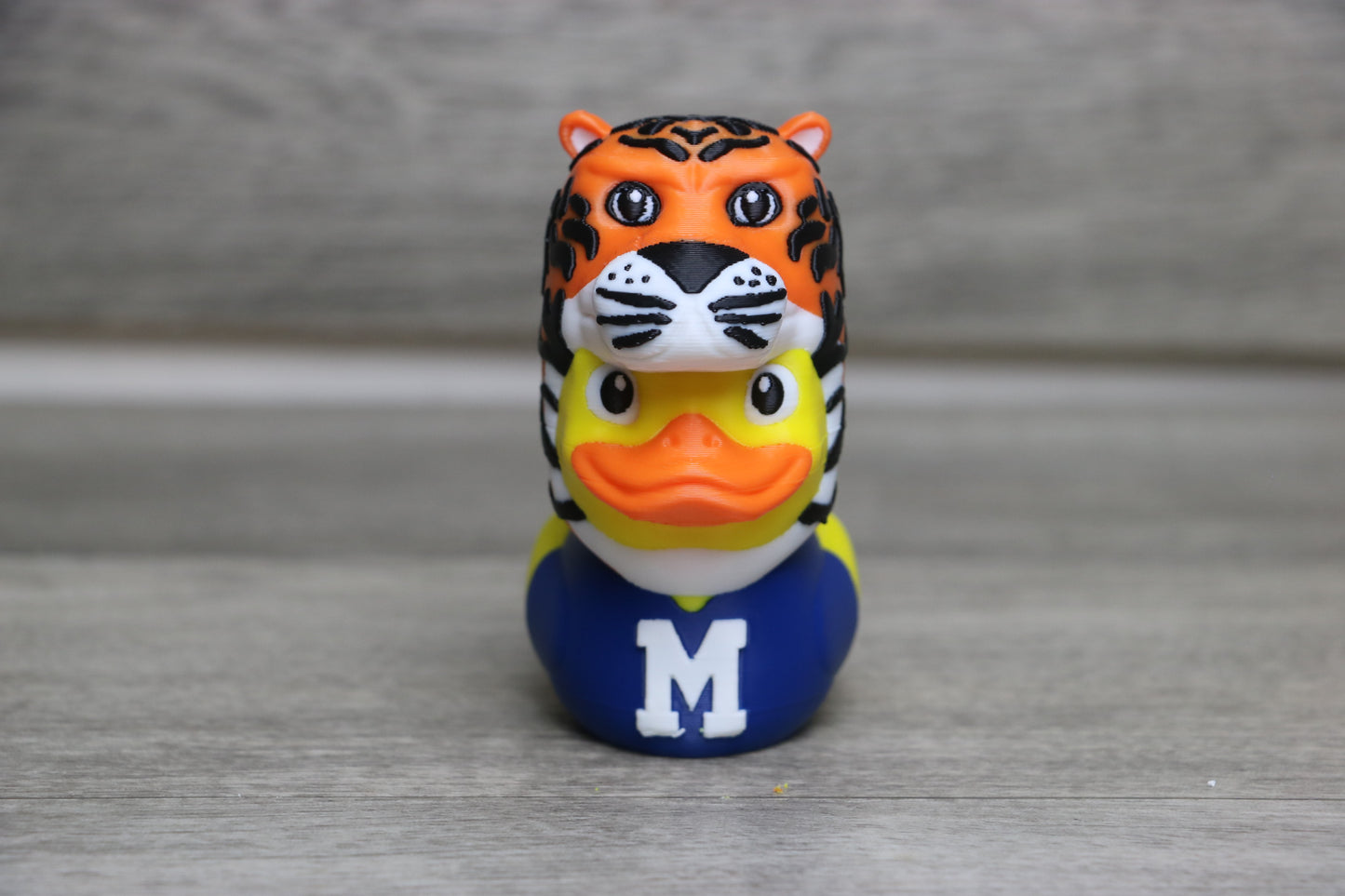 University of Memphis Duck in Tiger Costume – Handmade Fan Gift Collectible