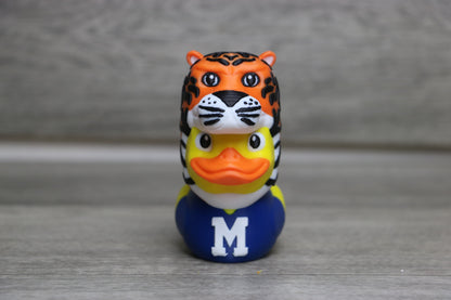University of Memphis Duck in Tiger Costume – Handmade Fan Gift Collectible