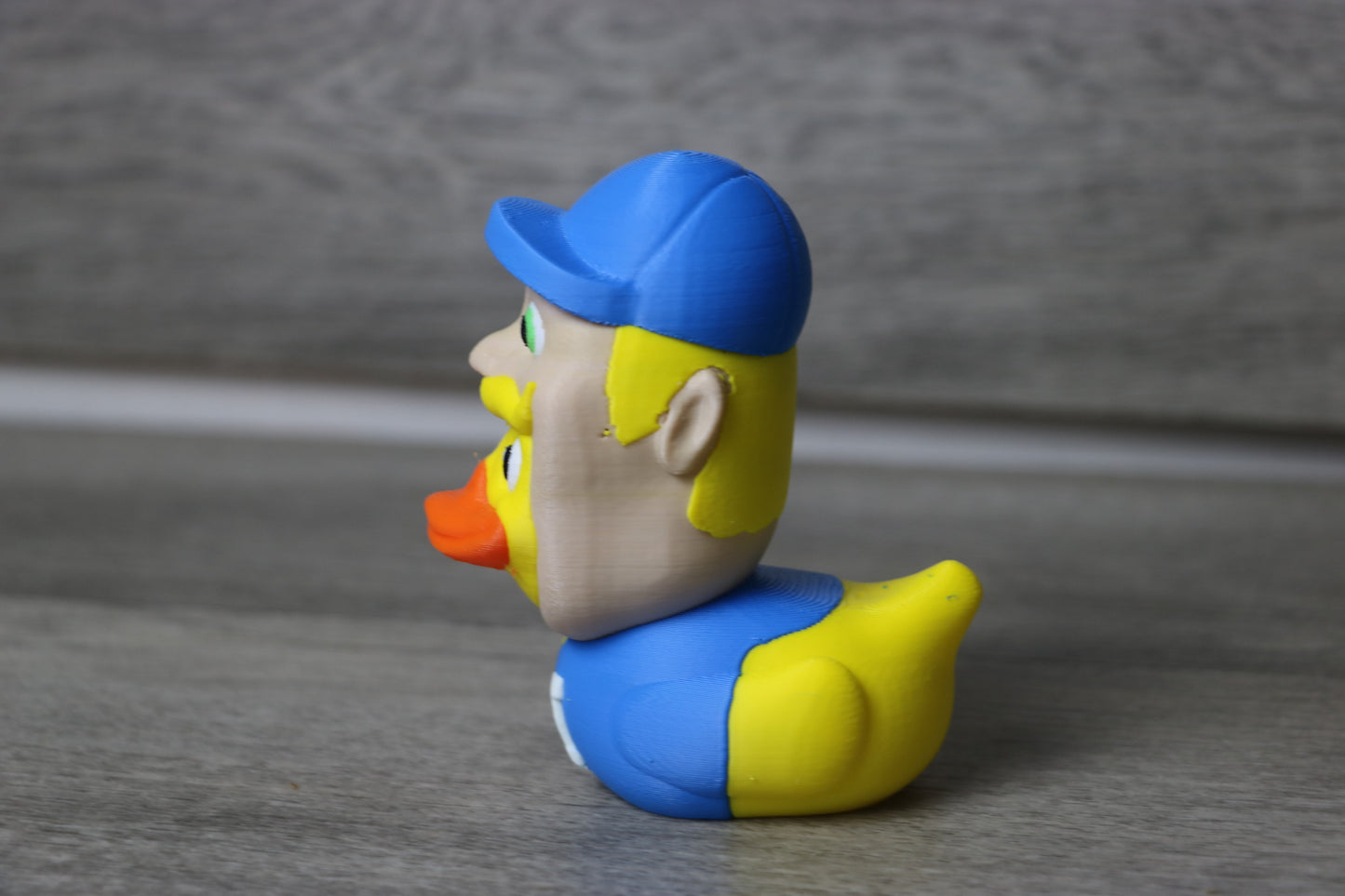 Milwaukee Bernie Duck Figurine - 3D Printed Wisconsin Sports Duck by ComiskasCustom