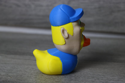 Milwaukee Bernie Duck Figurine - 3D Printed Wisconsin Sports Duck by ComiskasCustom