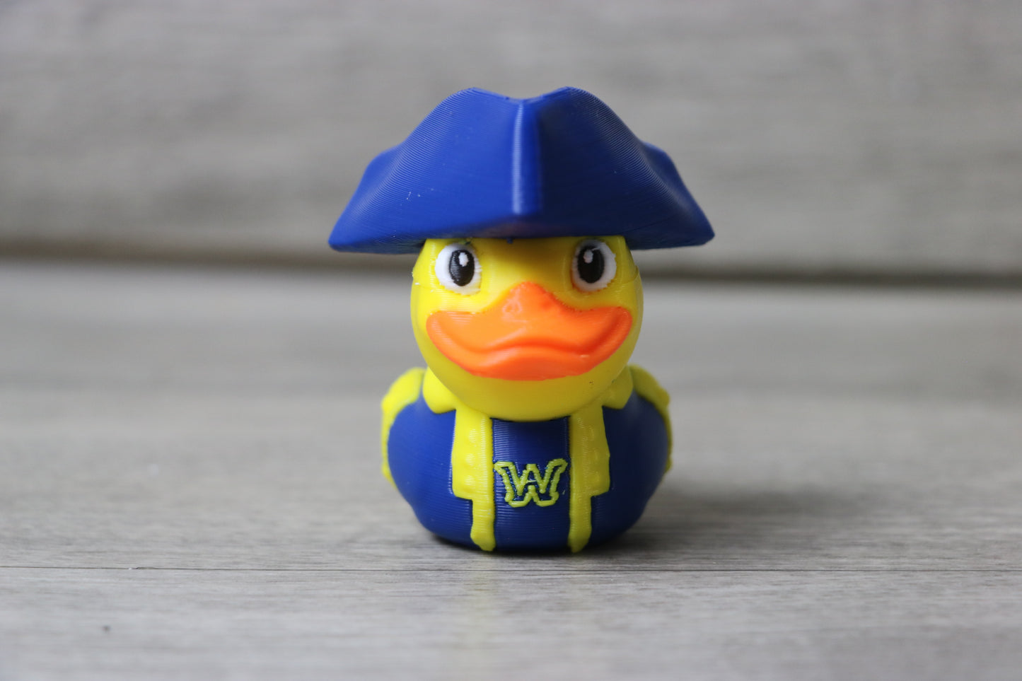 Wilkes University Colonel Duck Figurine - 3D Printed Mascot Duck