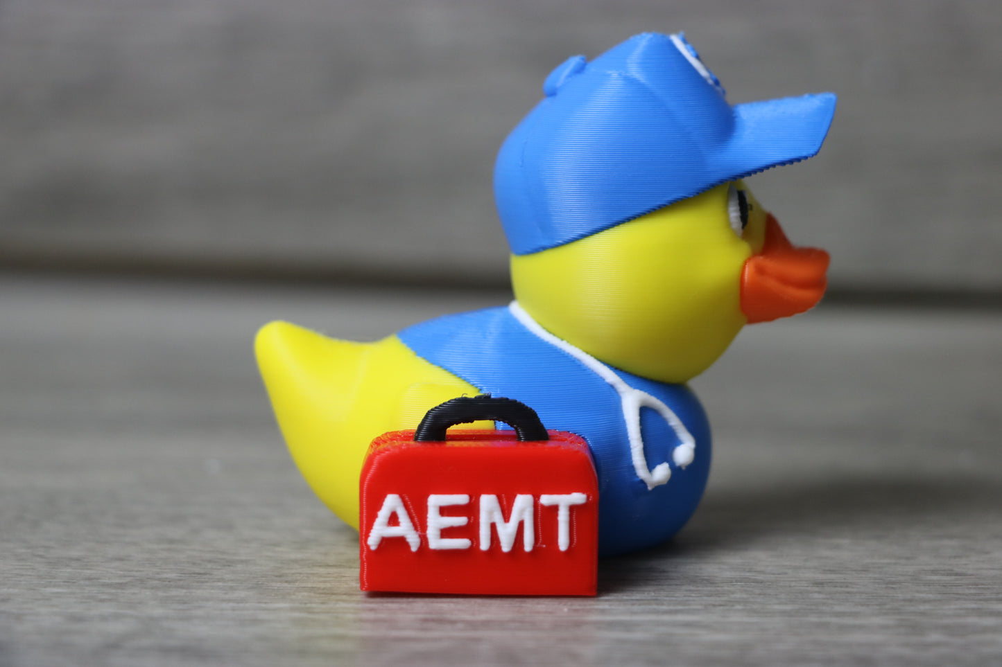AEMT Medical Duck Figurine - 3D Printed EMT Duck by ComiskasCustom
