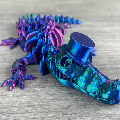 Flexi Crocodile with a Top Hat