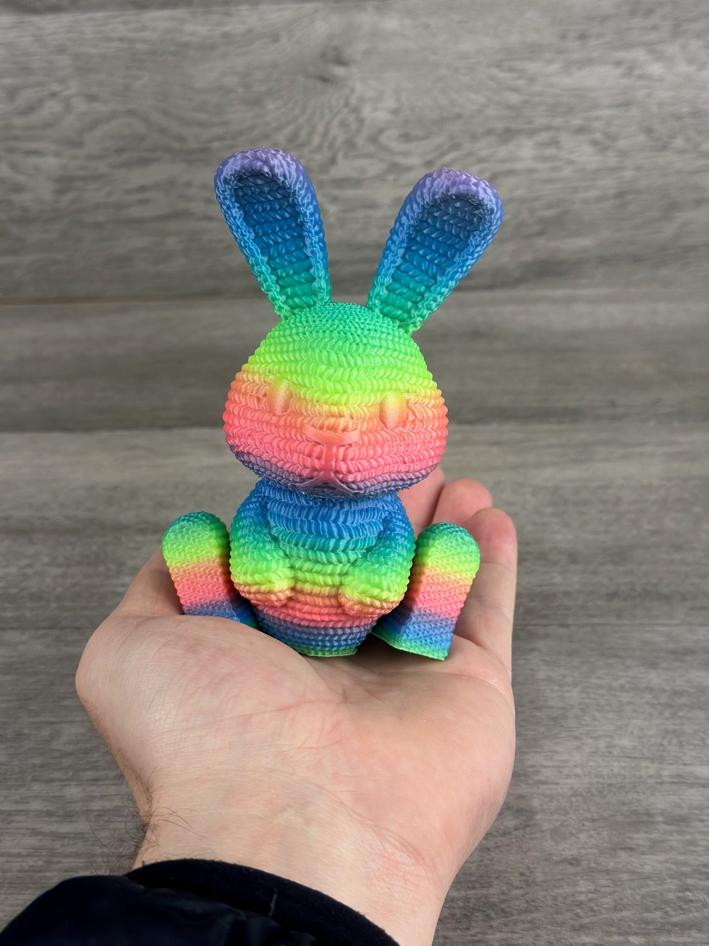 3D Printed Crochet Bunny