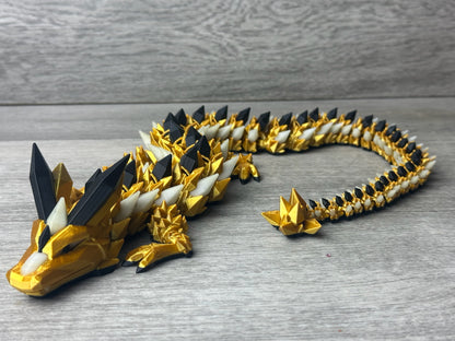 Tri-color Crystal Dragon