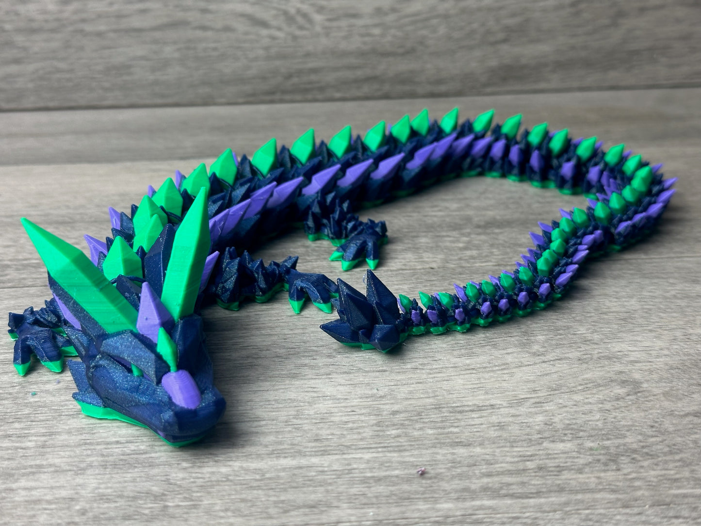 Tri-color Crystal Dragon