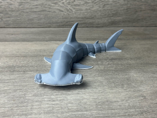 3D Printed Realistic Hammerhead Shark