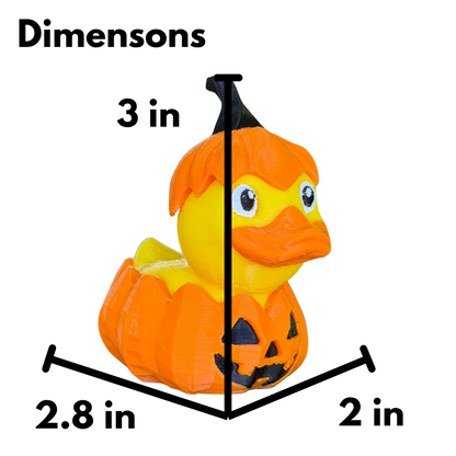 Jack O Lantern Duck | Halloween Pumpkin Decor