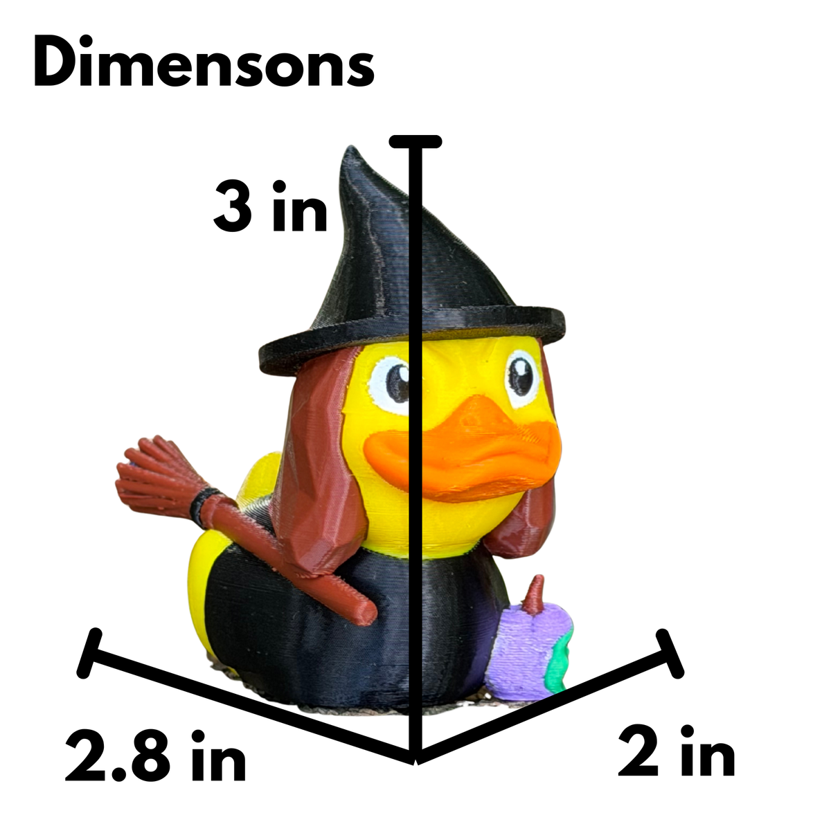 Witch Duck | Halloween Decor