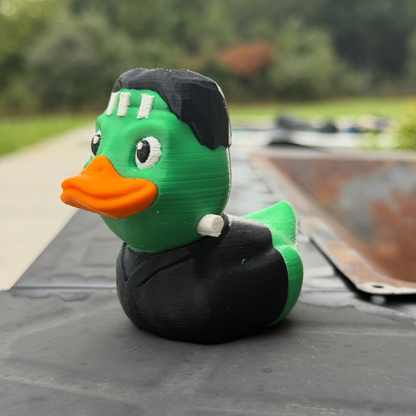 Franken-Duck Halloween Pumpkin Decor