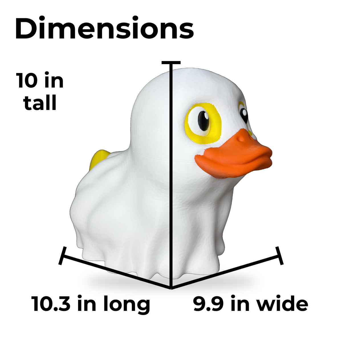 Giant Ghost-Duck dimensions