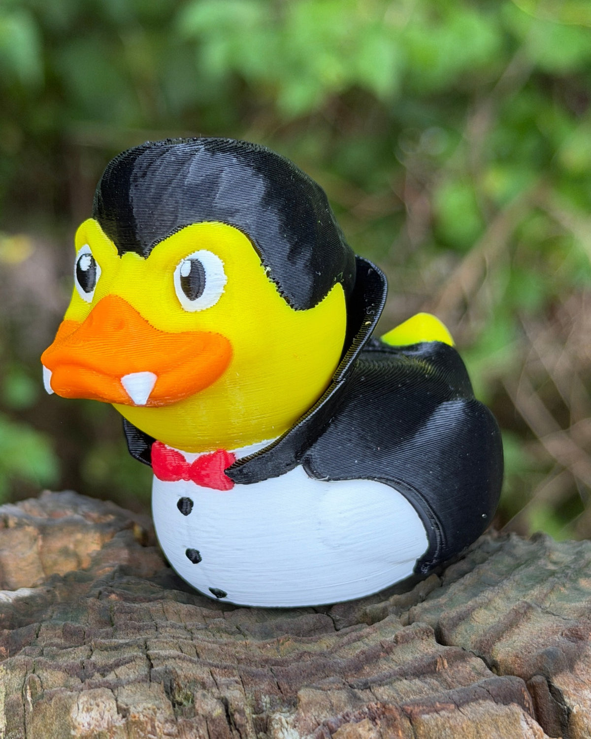 Vampire Duck, one of the six ducks in the Halloween Duck Set of 6